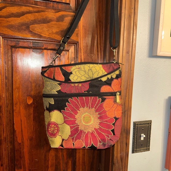 Vibrant Floral Crossbody Bag - Picture 1 of 14